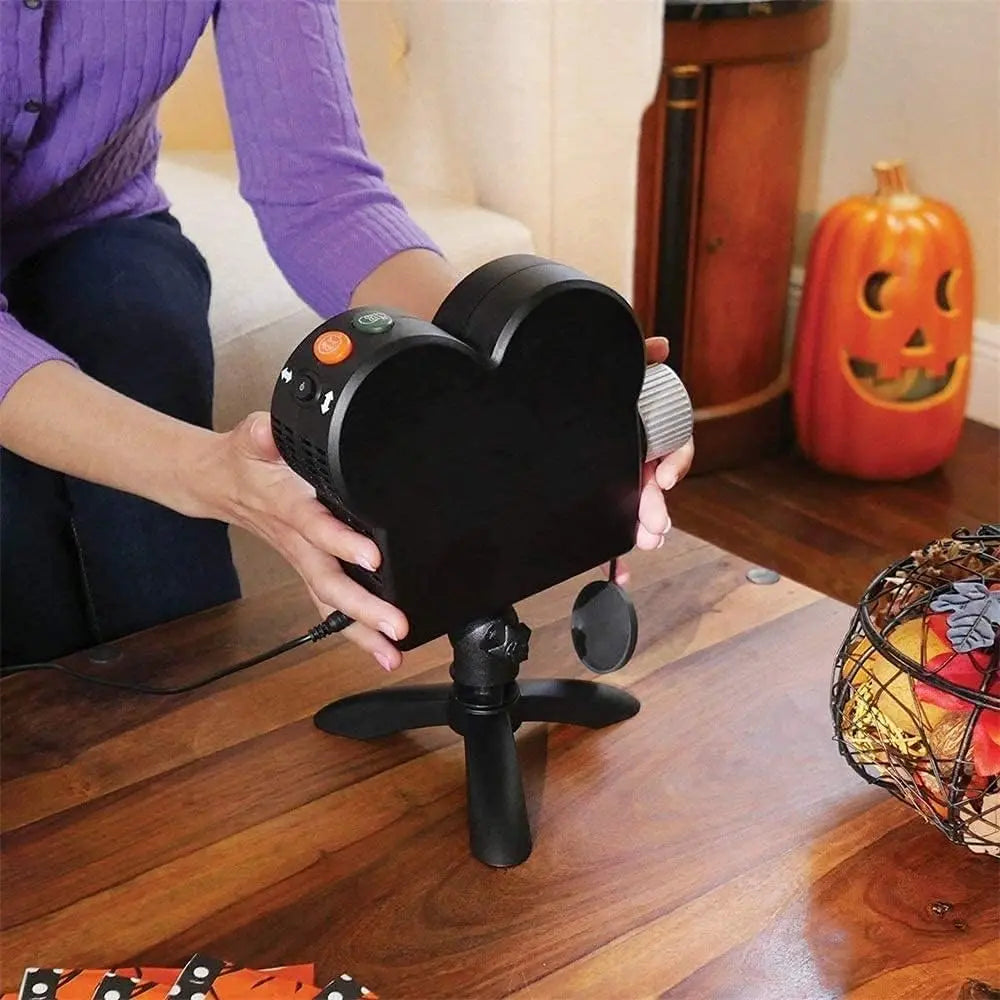 ProjectView™ Fenster Projektor + 12 Filme (6 Halloween & 6 Weihnachten) Mivoza Deutschland
