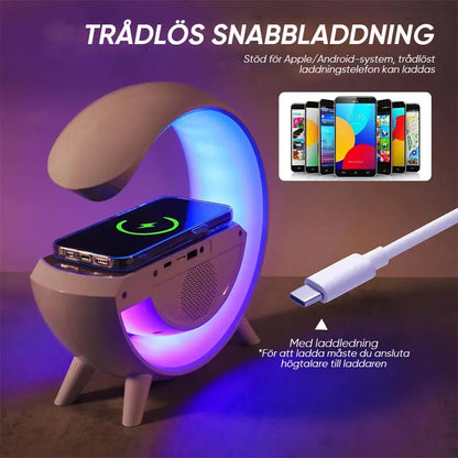 RGB Eclipse Wireless Charging Lautsprecher Mivoza Deutschland