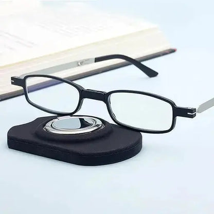 Randlose Gleitsicht-Lesebrille mit Blaulichtfilter und Titanfassung Mivoza Deutschland