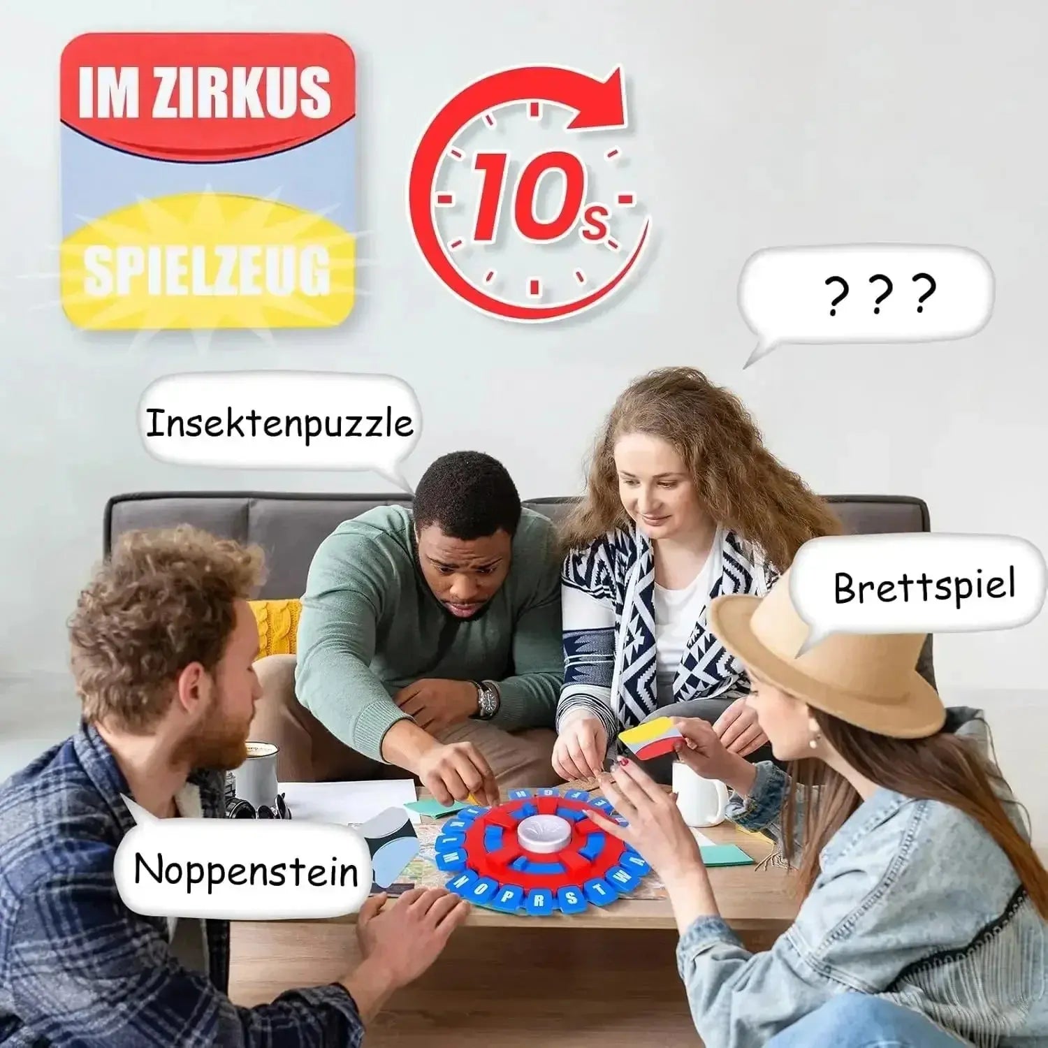 Rasantes Familien-Wortspiel | Spaß für alle Altersgruppen Mivoza Deutschland