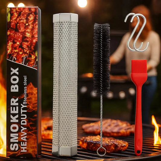 Räucherrohr aus Edelstahl für alle Grilltypen Mivoza Deutschland