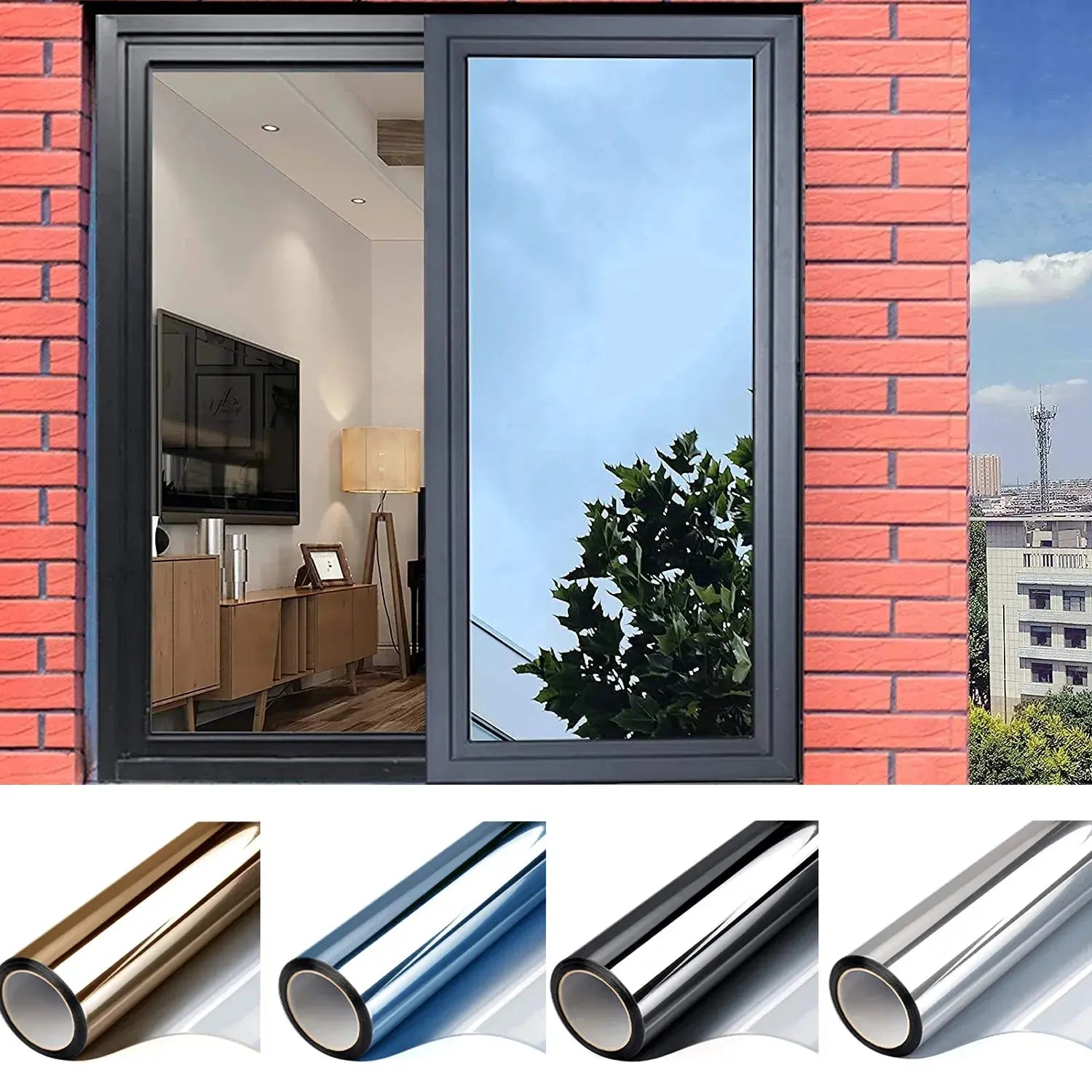Reflektierende Fensterfolie – Kühle Räume und Privatsphäre Mivoza Deutschland