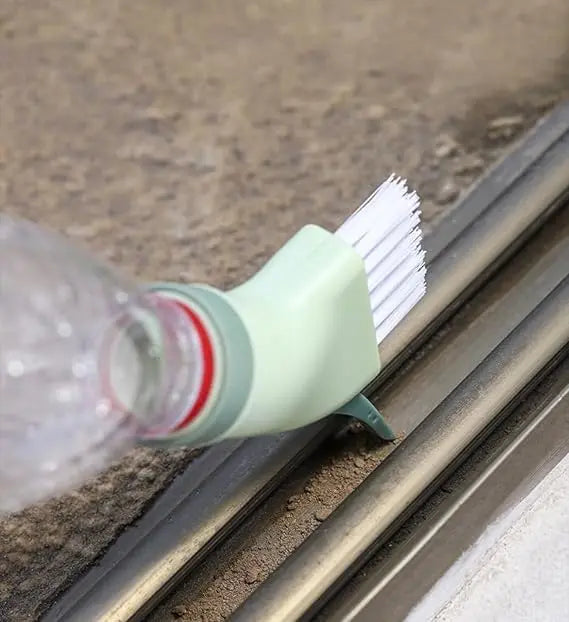 Reinigungsbürste mit Wasserflaschen-Adapter – Passt auf gängige Flaschen Mivoza Deutschland
