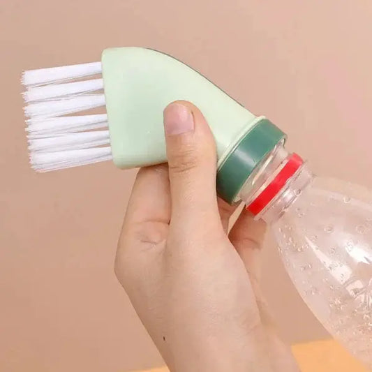 Reinigungsbürste mit Wasserflaschen-Adapter – Passt auf gängige Flaschen Mivoza Deutschland