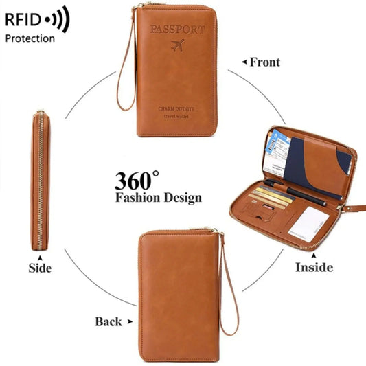 Reisebrieftasche mit RFID-Schutz für sichere Aufbewahrung Mivoza Deutschland