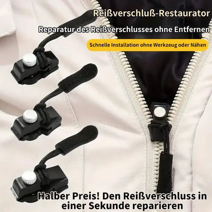 Reißverschluss-Schieber Reparaturset – Universell & langlebig aus Metall Mivoza Deutschland