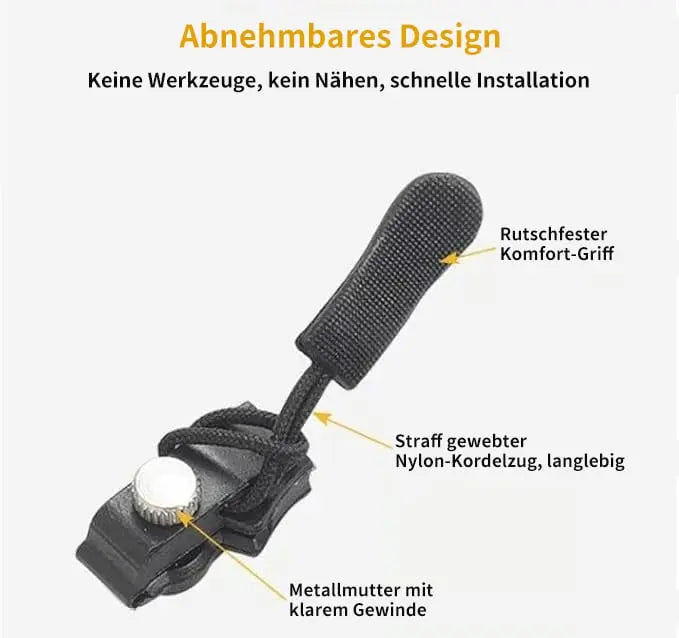 Reißverschluss-Schieber Reparaturset – Universell & langlebig aus Metall Mivoza Deutschland