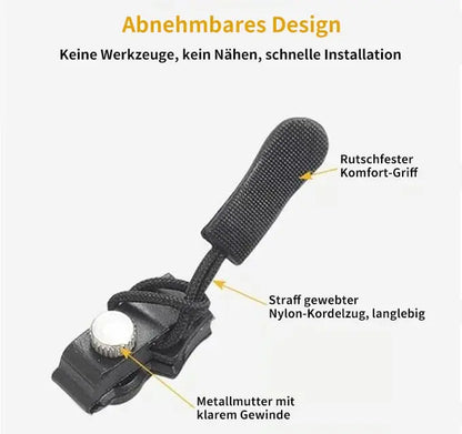 Reißverschluss-Schieber Reparaturset – Universell & langlebig aus Metall Mivoza Deutschland