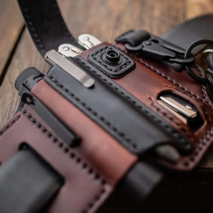 Rindleder-Multitool-Gürteltasche — Robuster Halter für taktische Ausrüstung Mivoza Deutschland