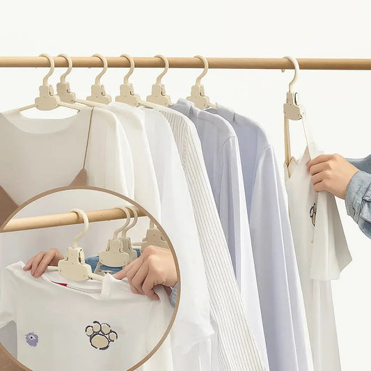 Robuster klappbarer Kleiderbügel mit Ein-Knopf-Funktion und Knitterschutz Mivoza Deutschland