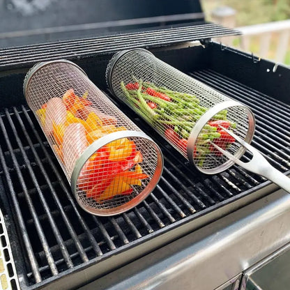 Rollender Grillkorb – Gleichmäßiges Garen ohne Verlust Mivoza Deutschland