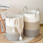 Baumwoll-Wäschekorb Rund – Fasst Mehr, Bleibt Ordentlich