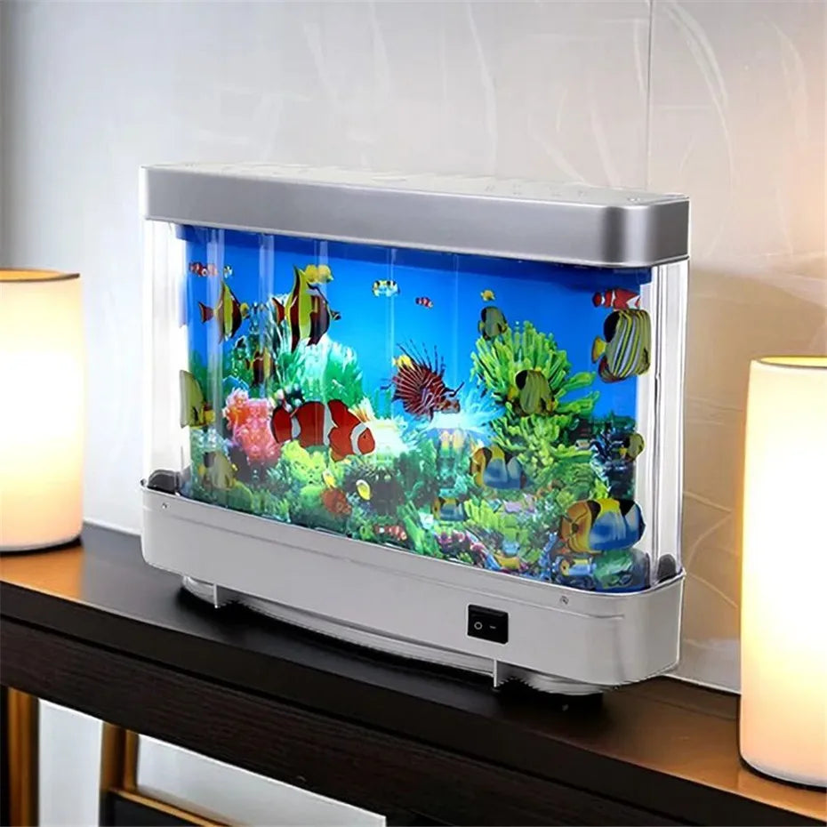 Realistische Fischbecken Lampe