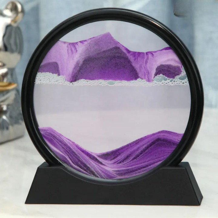 3D Sandbild Glas