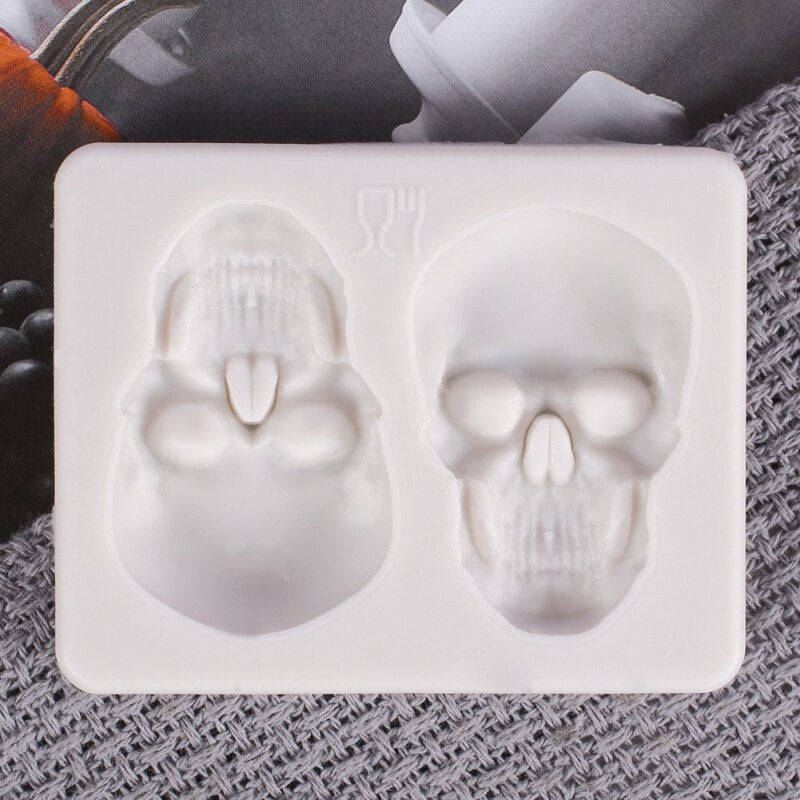 1+1 Gratis | SkullMold™ 3D-Totenkopf-Kuchenform