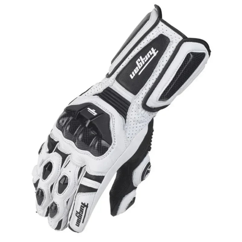 Leder-Motorradhandschuhe - 1 Paar