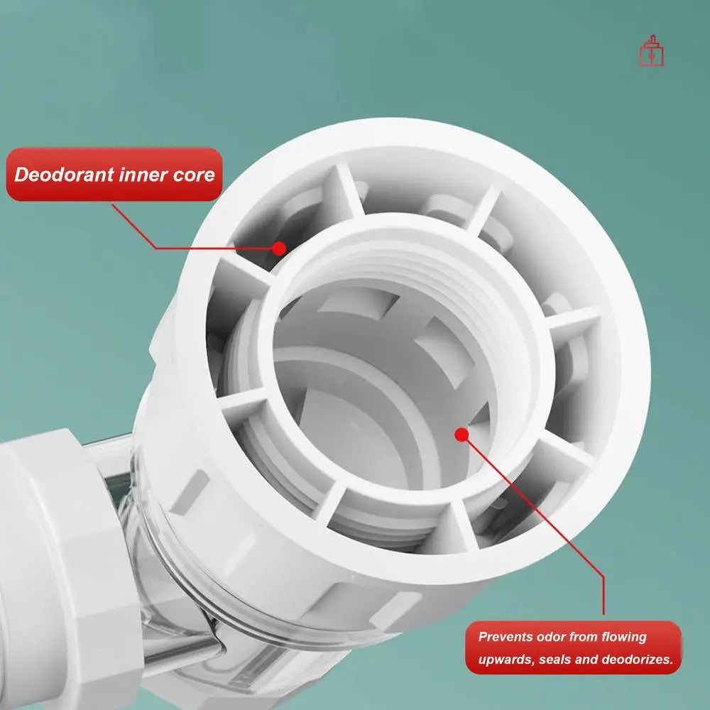 Telescoping Multi-Zweck-Abfluss-Schlauchset – Geruchsverhinderung & Einfache Installation