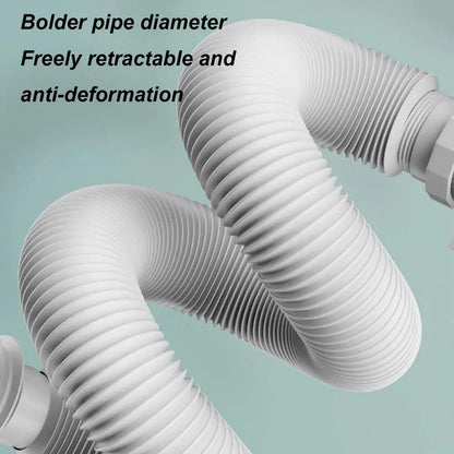 Telescoping Multi-Zweck-Abfluss-Schlauchset – Geruchsverhinderung & Einfache Installation