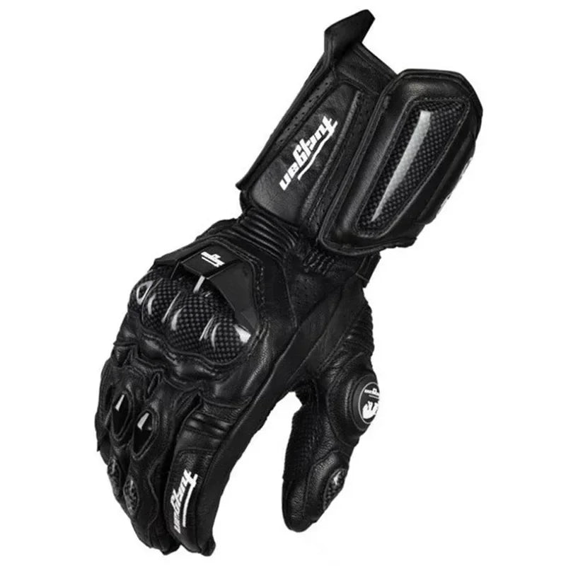 Leder-Motorradhandschuhe - 1 Paar