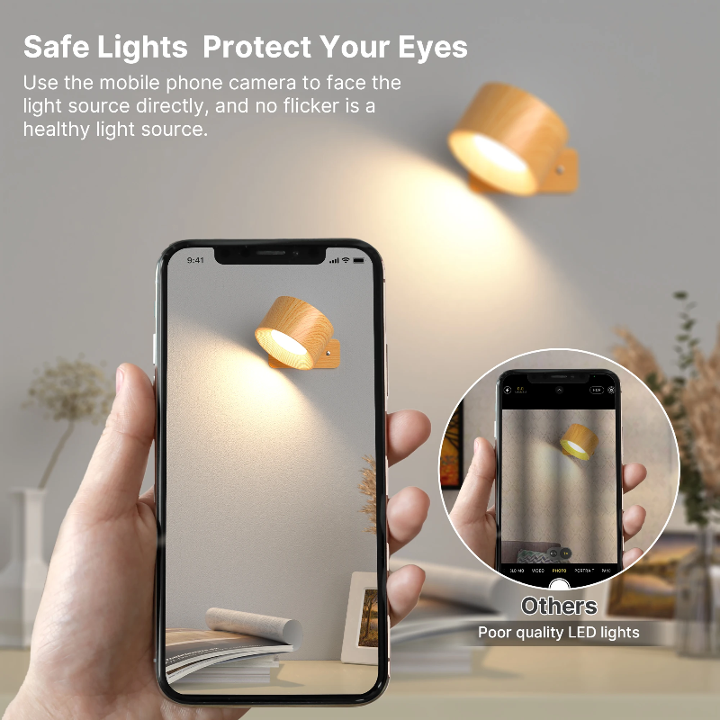 1+1 GRATIS | Rotierbare kabellose LED-Wandleuchte – Flexible, tragbare Beleuchtungslösung Mivoza Deutschland