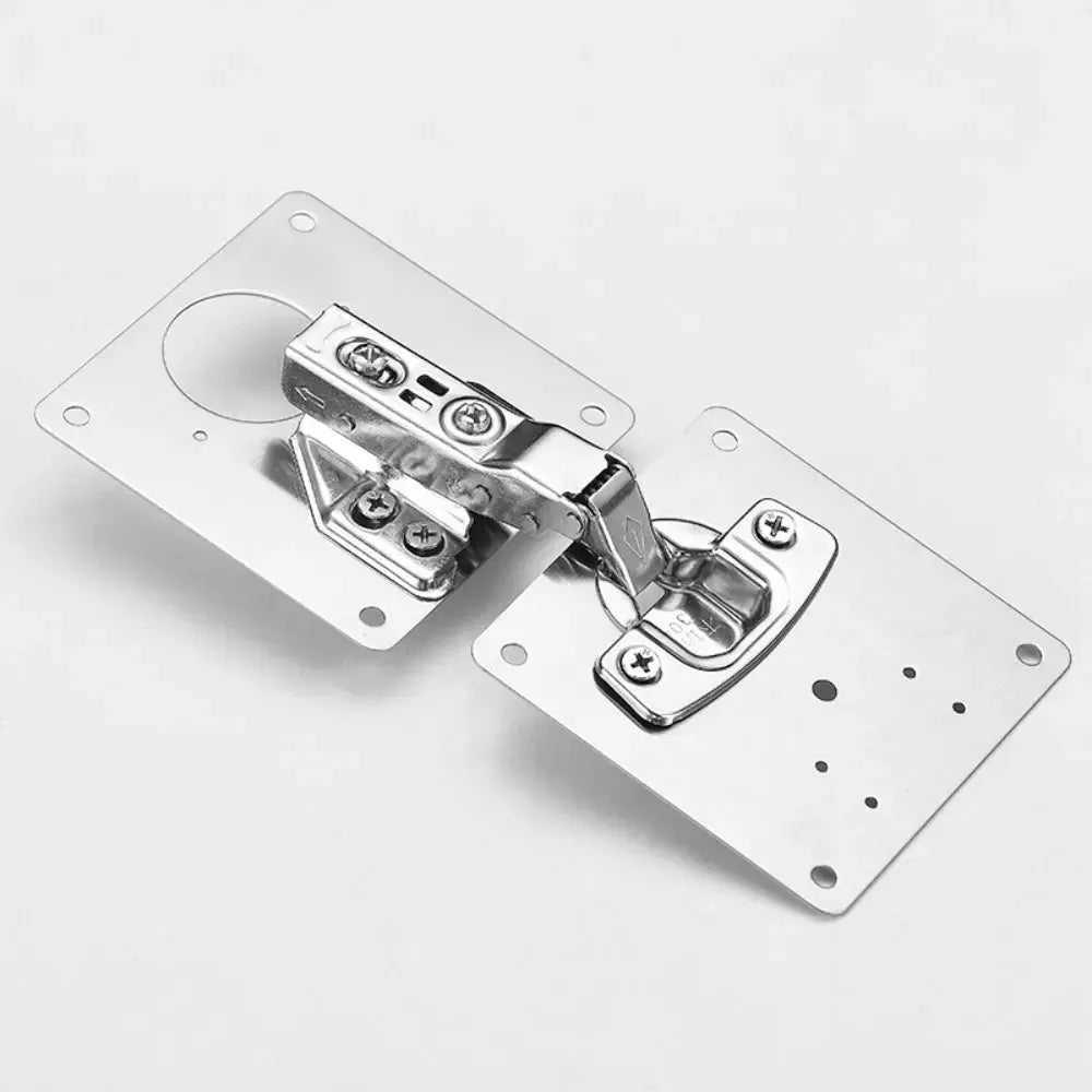 2+2 GRATIS | Scharnier-Reparaturplatten-Set [INKLUSIVE Schrauben] Mivoza Deutschland