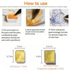 Schimmerndes Aquarellset — Verleiht kreativen Gemälden einen faszinierenden Glanz Mivoza Deutschland