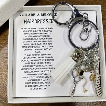 Schlüsselanhänger für Friseur-Geschenk – Handwerk feiern Mivoza Deutschland
