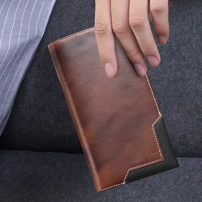 Schlanke Vintage Geldbörse – Robustes Kunstleder, clever organisiert Mivoza Deutschland