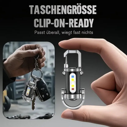 Schlüsselanhänger-Taschenlampe – Licht bei Pannen & Notfällen Mivoza Deutschland