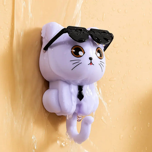 Schlüsselhaken Katze mit Sonnenbrille – Stilvoll für Flur & Küche Mivoza Deutschland