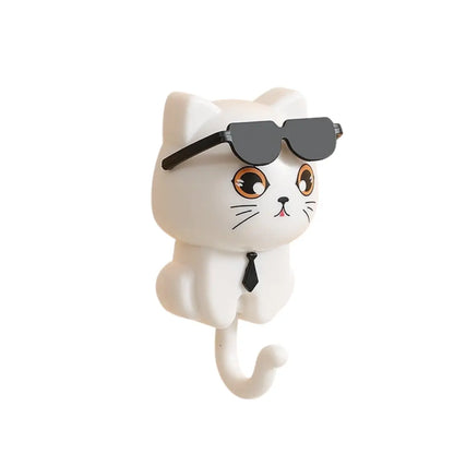 Schlüsselhaken Katze mit Sonnenbrille – Stilvoll für Flur & Küche Mivoza Deutschland
