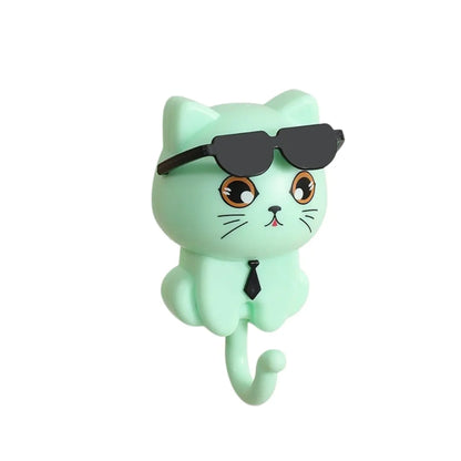 Schlüsselhaken Katze mit Sonnenbrille – Stilvoll für Flur & Küche Mivoza Deutschland