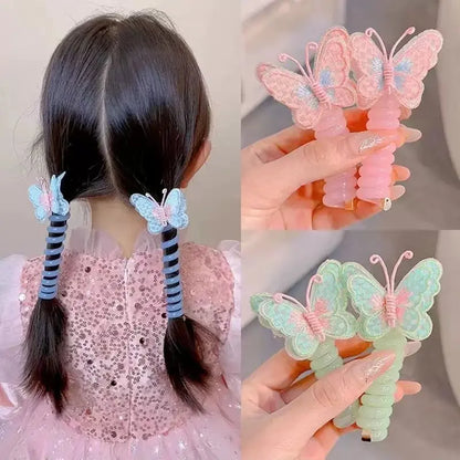 Schmetterlings-Haargummis im Spiraldesign – Süßes Geschenk für Tochter & Enkelin Mivoza Deutschland
