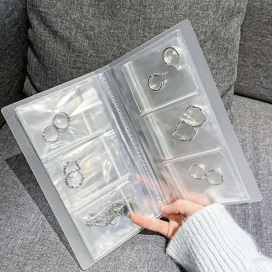 Schmuck-Aufbewahrungsbuch – Transparentes Reiseetui mit Schutzsystem Mivoza Deutschland