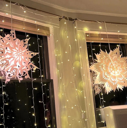 Schneeflocken-Weihnachtslaterne – Elegantes Licht für Winterabende Mivoza Deutschland