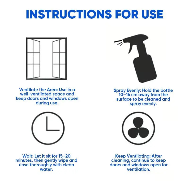 Schnell wirkendes Anti-Schimmel Spray — Kein Schrubben erforderlich Mivoza Deutschland