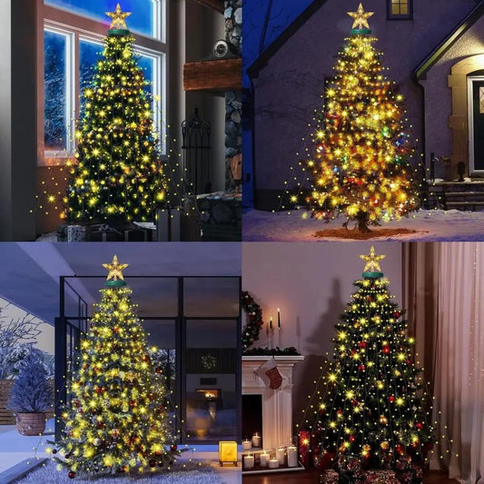 Schnellmontage-Lichter für Weihnachtsbaum — Kein Stress, nur Glanz Mivoza Deutschland