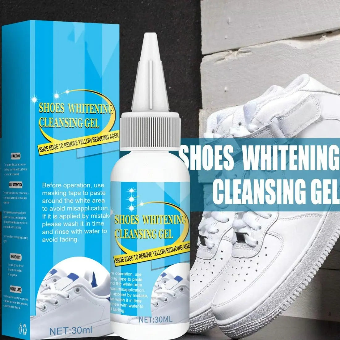 Schuhaufhellung Reinigungs-Gel – Bringen Sie die Helligkeit Ihrer Schuhe zurück Mivoza Deutschland