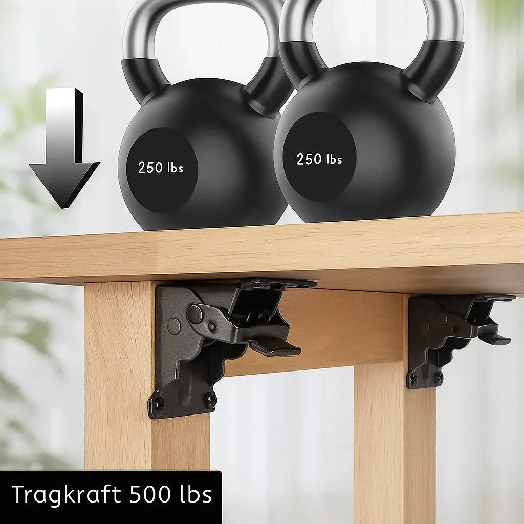 Schwere Klappwinkel für Tischbeine – stabil & platzsparend (2 Stück) Mivoza Deutschland