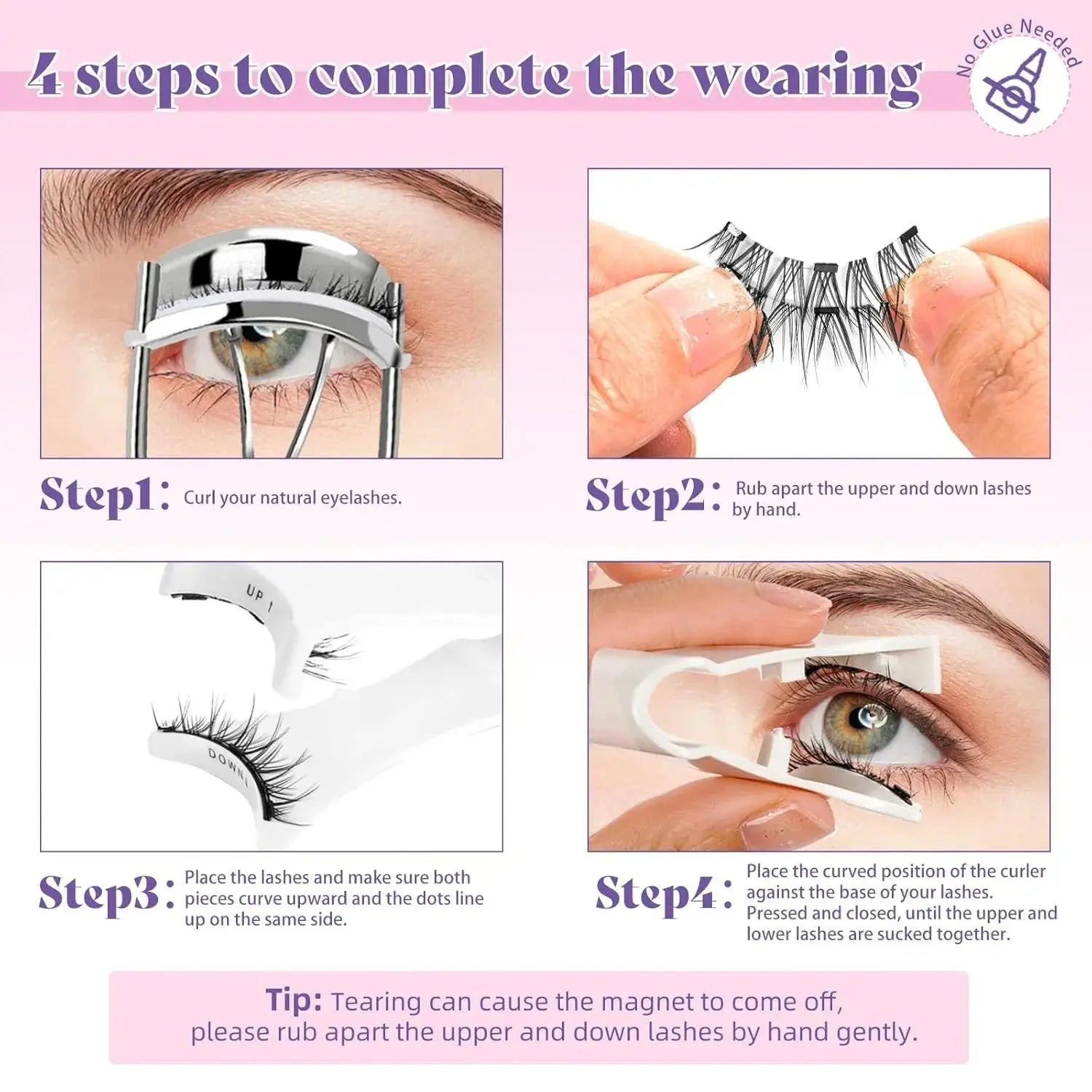 Selbsthaftende Wimpern — In nur 3 Sekunden perfekt angebracht Mivoza Deutschland