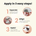 Selbsthaftende Wimpern — In nur 3 Sekunden perfekt angebracht Mivoza Deutschland