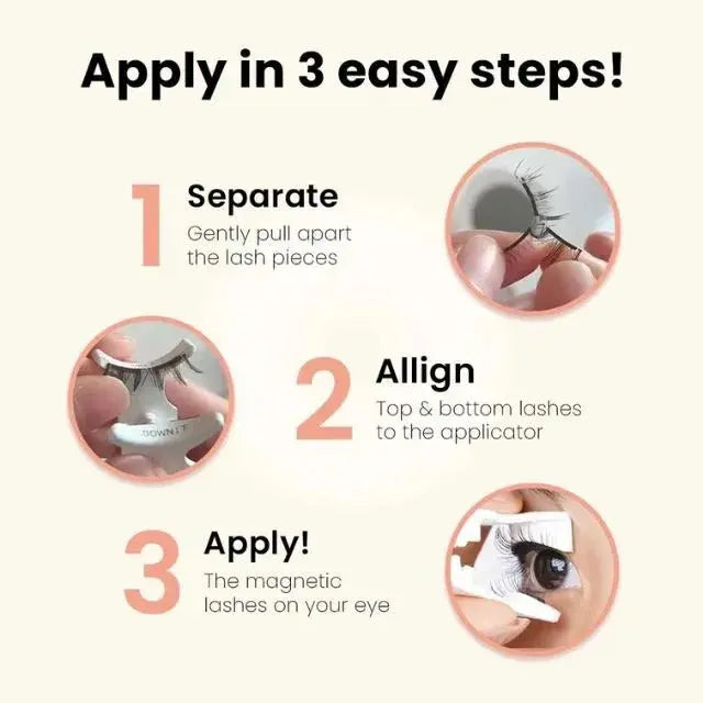 Selbsthaftende Wimpern — In nur 3 Sekunden perfekt angebracht Mivoza Deutschland