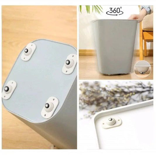 Selbstklebende 360° Rollen – Mühelos & Leise Bewegen Sie Alles (Werkzeugfreie Montage) (8 Stück) Mivoza Deutschland