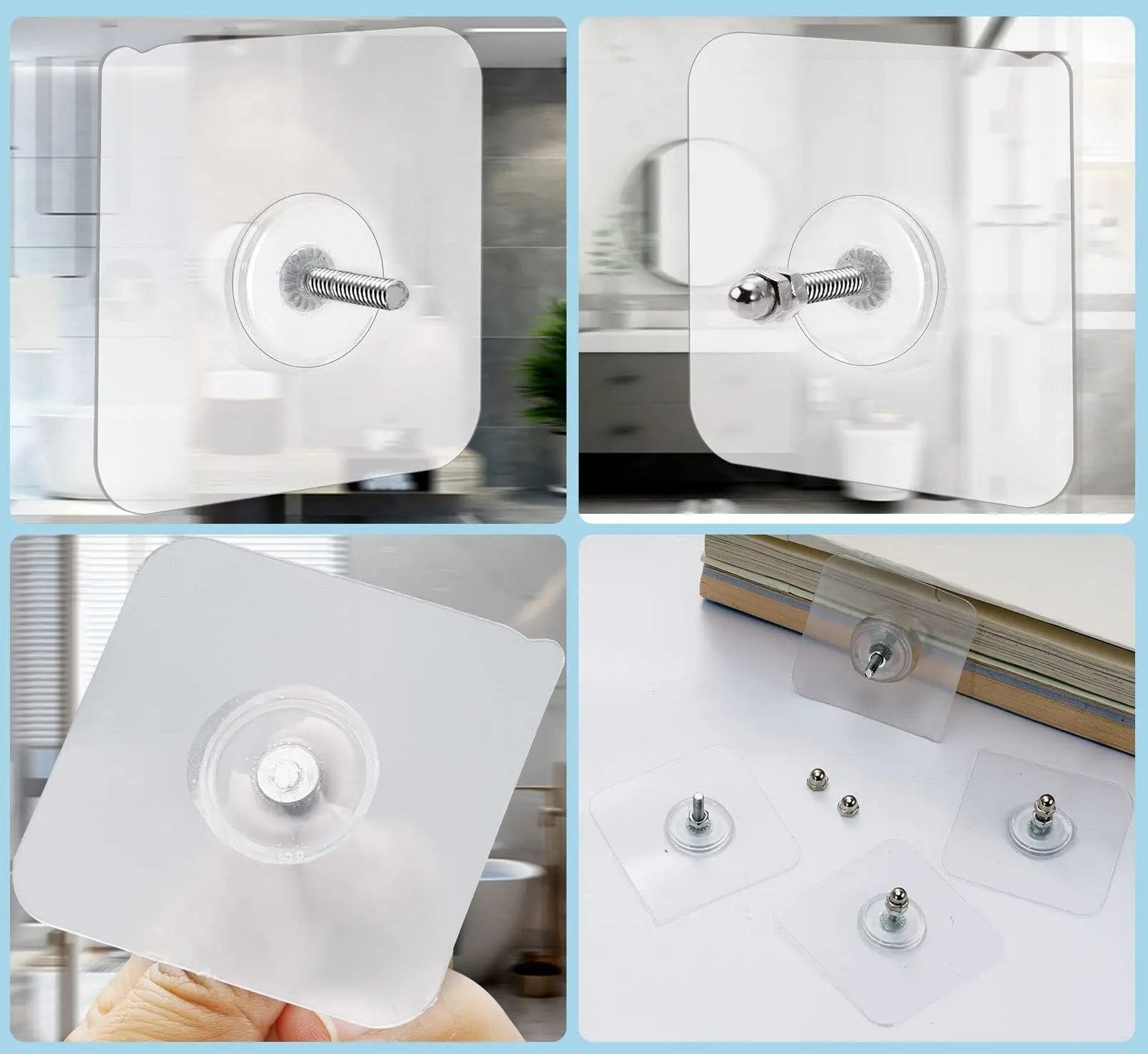 Selbstklebende Wandhaken 40er Set — Sicherer Halt & Tragkraft bis 5 kg Mivoza Deutschland