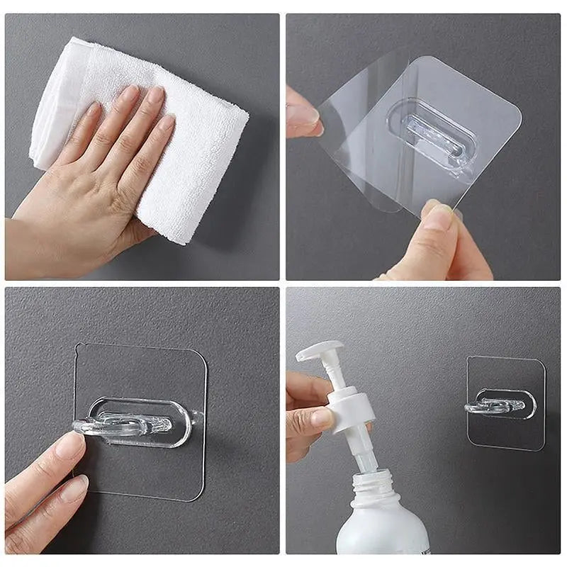 Selbstklebende runde Haken für zusätzlichen Stauraum ohne Bohren Mivoza Deutschland