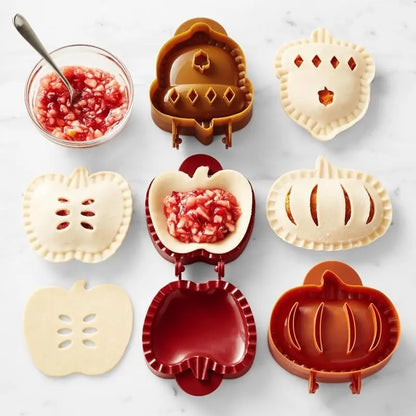 Set saisonaler Hand Pie Formen – Klappbare Kunststoffformen für einfaches Backen Mivoza Deutschland