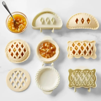 Set saisonaler Hand Pie Formen – Klappbare Kunststoffformen für einfaches Backen Mivoza Deutschland