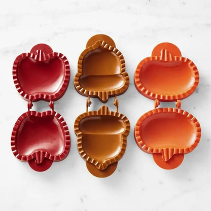 Set saisonaler Hand Pie Formen – Klappbare Kunststoffformen für einfaches Backen Mivoza Deutschland