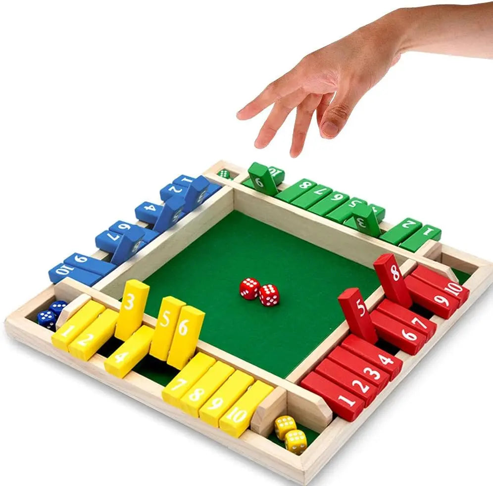 FUNNY FAMILY GAMES-Shut The Box Board Game🎲 Zorenza