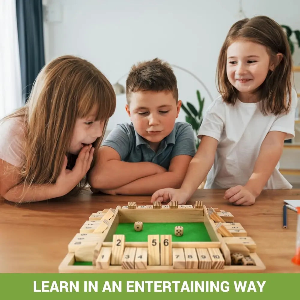 FUNNY FAMILY GAMES-Shut The Box Board Game🎲 Zorenza